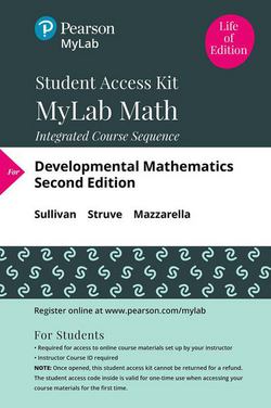 Mylab Math with Pearson Etext -- 24 Month Standalone Access Card -- Developmental Mathematics|Michael Sullivan