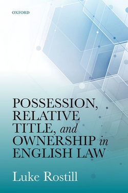 Poss, Rel Title, & Ownership Eng Law C|Rostill