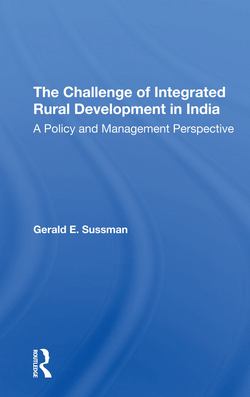 The Challenge of Integrated Rural Development in India|Gerald E. Sussman