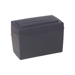Staples 3 X 5 Index Card File, Black (36936)