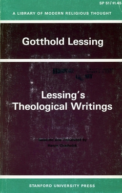 Lessing's Theological Writings|Gotthold Lessing