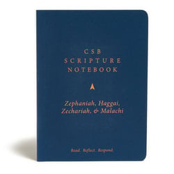 CSB Scripture Notebook, Zephaniah, Haggai, Zechariah, Malachi|Csb Bibles by Holman