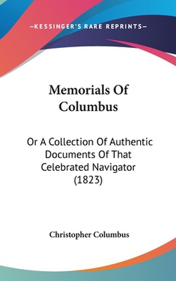 Memorials Of Columbus|Christopher Columbus