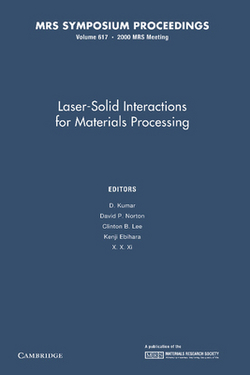 Laser-Solid Interactions for Materials Processing|D. Kumar