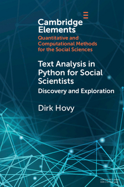 Text Analysis in Python for Social Scientists|Dirk Hovy