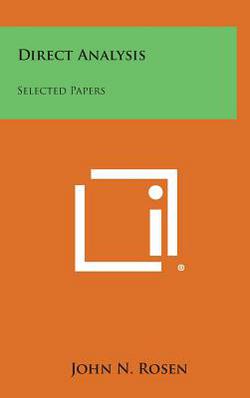 Direct Analysis|John N. Rosen