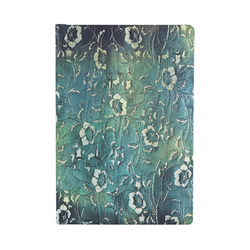 Kuro Mini Lined Hardcover Journal, 176pg, 85gsm by Paperblanks (Katagami Florals)|Paperblanks