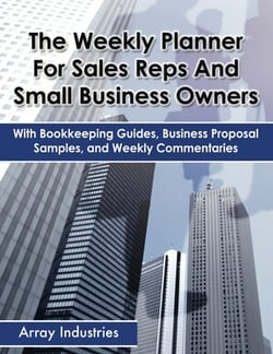 The Weekly Planner For Sales Reps And Small Business Owners|Array Industries