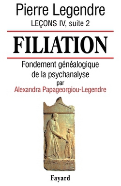 Filiation|Pierre Legendre