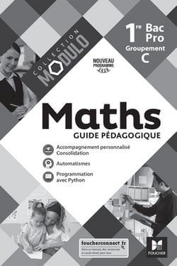 Modulo - MATHEMATIQUES 1re Bac Pro Groupement C - Ed. 2020 - Guide pédagogique|Denise Laurent