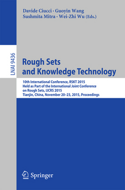 Rough Sets and Knowledge Technology|Davide Ciucci