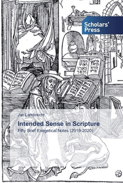 Intended Sense in Scripture|Jan Lambrecht