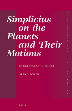 Simplicius on the Planets and Their Motions|Alan C. Bowen