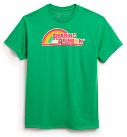 Reading Rainbow (Green) Unisex T-Shirt Small|Out of Print