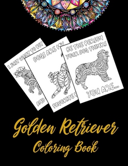Golden Retriever Coloring Book|My Rainbow Books